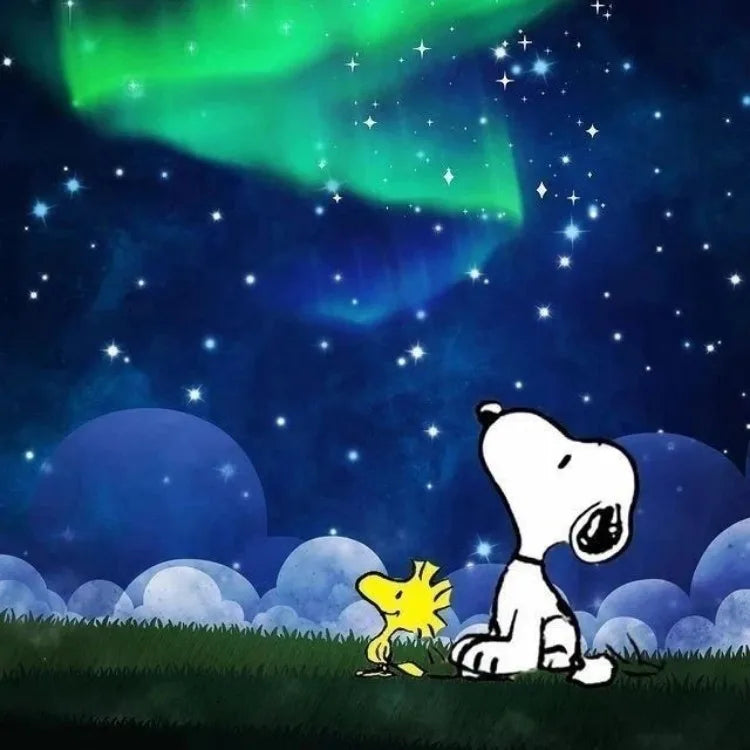 2024 New Kawaii Snoopy Diamond Painting Kit – DIY Full Drill Cross Stitch Mosaic Embroidery | Cute Cartoon Home Décor & Gift