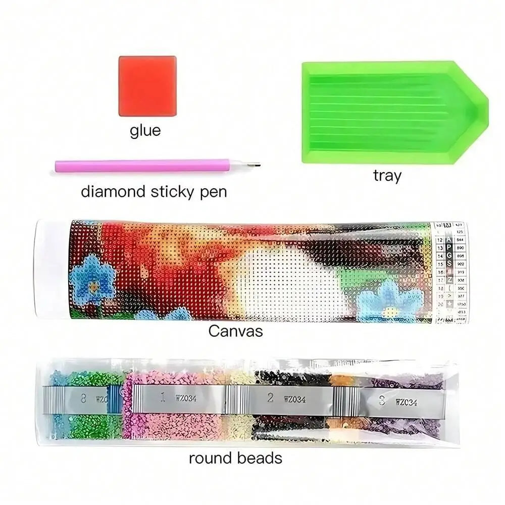 Pokemon 5D Diamond Painting Kit – Cute Kawaii Cartoon Mosaic Embroidery DIY Art for Kids’ Room Decor & Creative Gifts