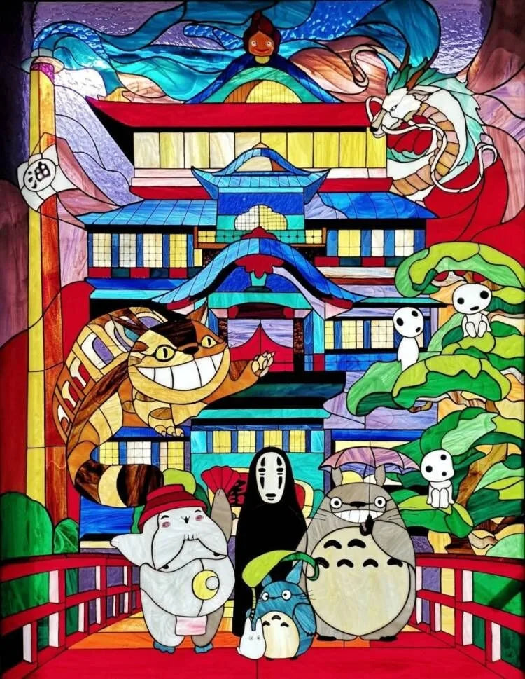 Japanese Cat Anime Diamond Painting 5D DIY Art Pattern Printing Kit Jigsaw Canvas Mosaic Stitching Home Decoration