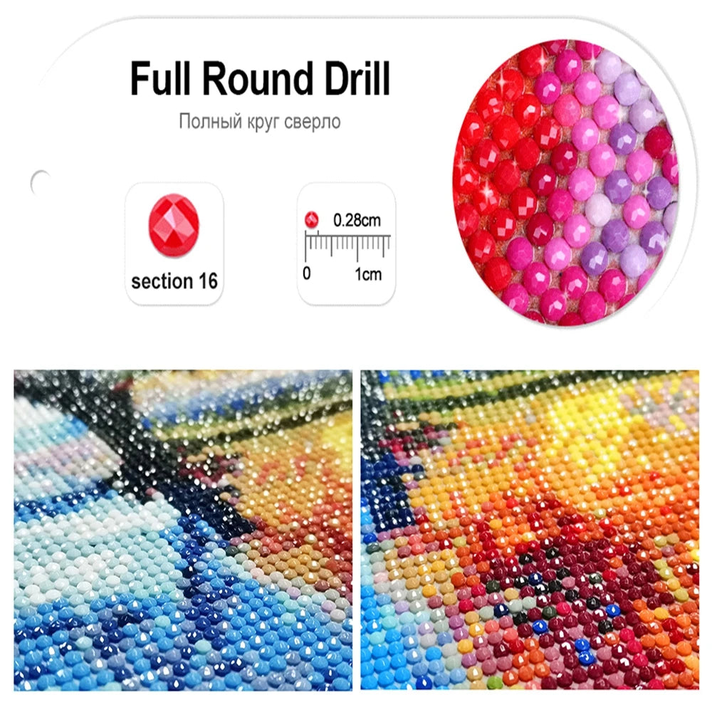Pokemon 5D Diamond Painting Kit – Cute Kawaii Cartoon Mosaic Embroidery DIY Art for Kids’ Room Decor & Creative Gifts