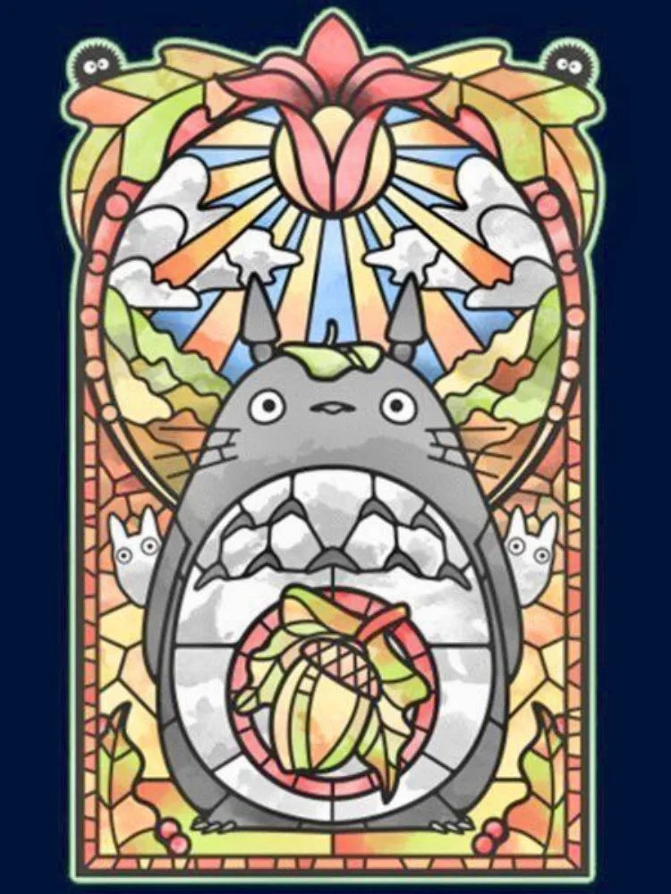 Japanese Cat Anime Diamond Painting 5D DIY Art Pattern Printing Kit Jigsaw Canvas Mosaic Stitching Home Decoration