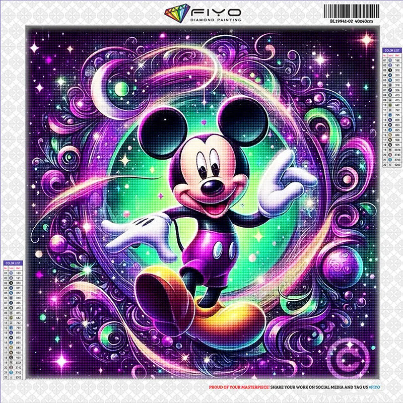 30x30cm Lilo & Stitch Diamond Painting Kit – Full Drill Mosaic Embroidery Art with Rhinestones | DIY Cross Stitch Craft for Home Decor