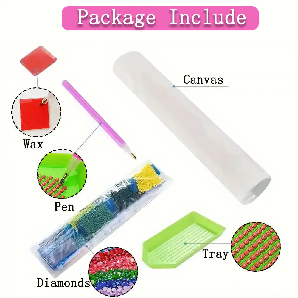 Halloween Horror Killer Diamond Painting Kit – 5D Full Drill DIY Embroidery Mosaic Art with Rhinestones for Home Decoration
