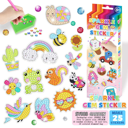 Cartoon DIY Diamond Painting Kit for Girls – Unicorn, Mermaid & Cute Animal Designs | Fun Handicraft Gift for Kids